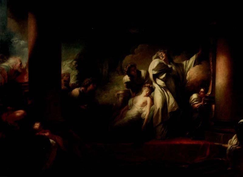 Jean-Honore Fragonard Koresus und Kallirhoe oil painting image